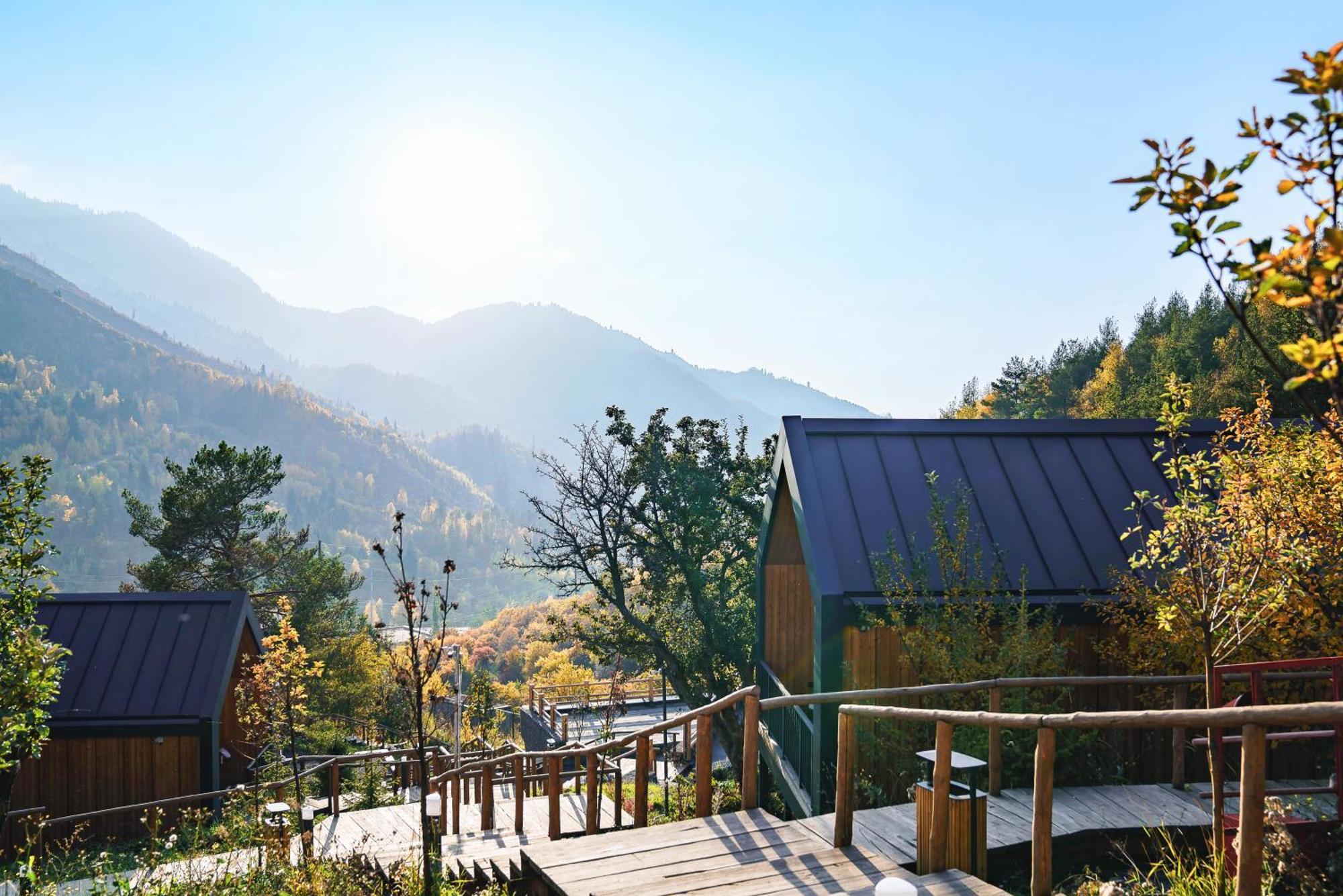 Qazaq Auyl Eco Hotel Алматы Экстерьер фото